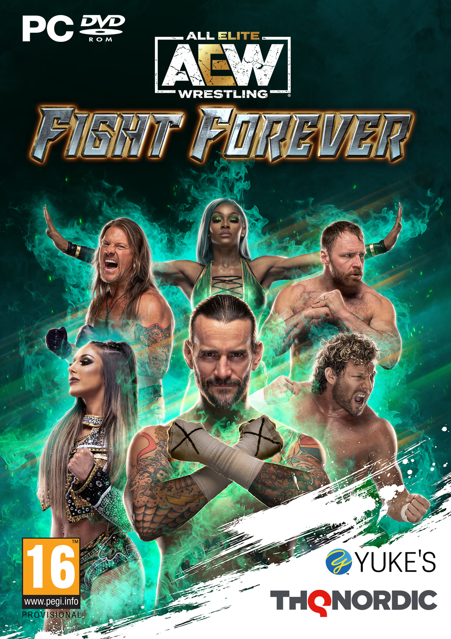 AEW: Fight Forever - pedn DVD obal