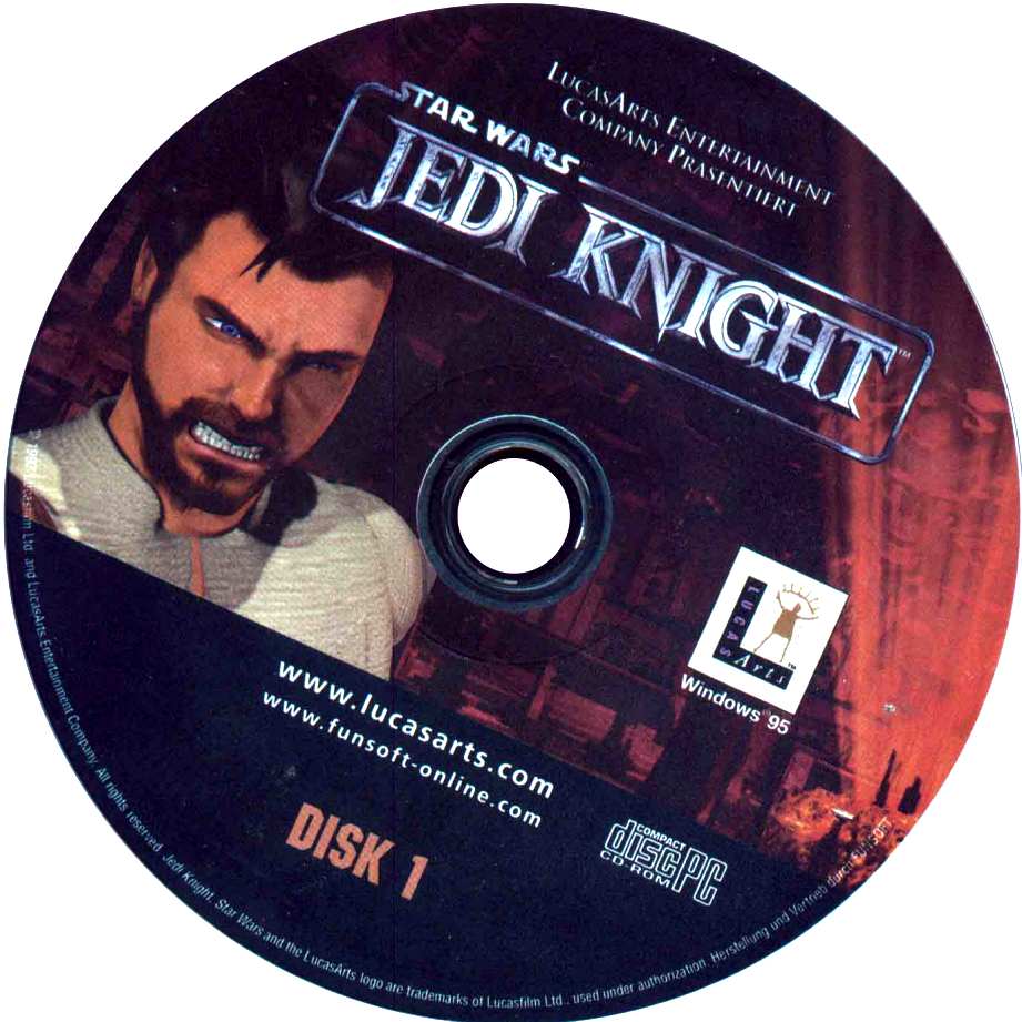 Star Wars: Jedi Knight - CD obal
