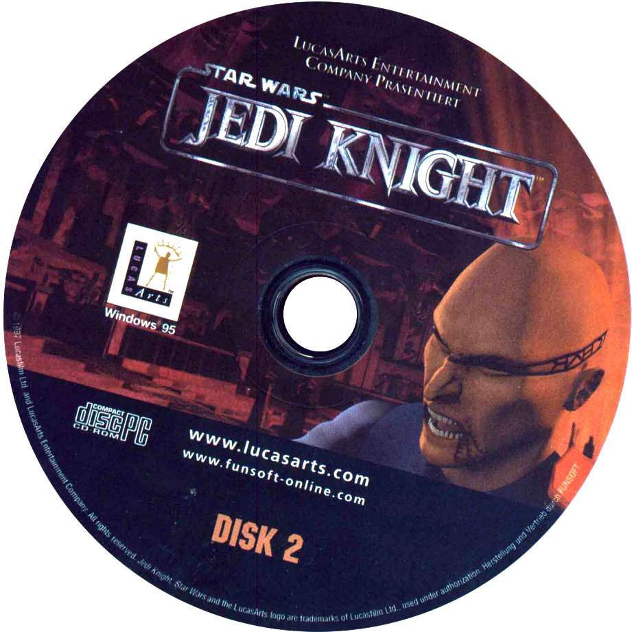 Star Wars: Jedi Knight - CD obal 2