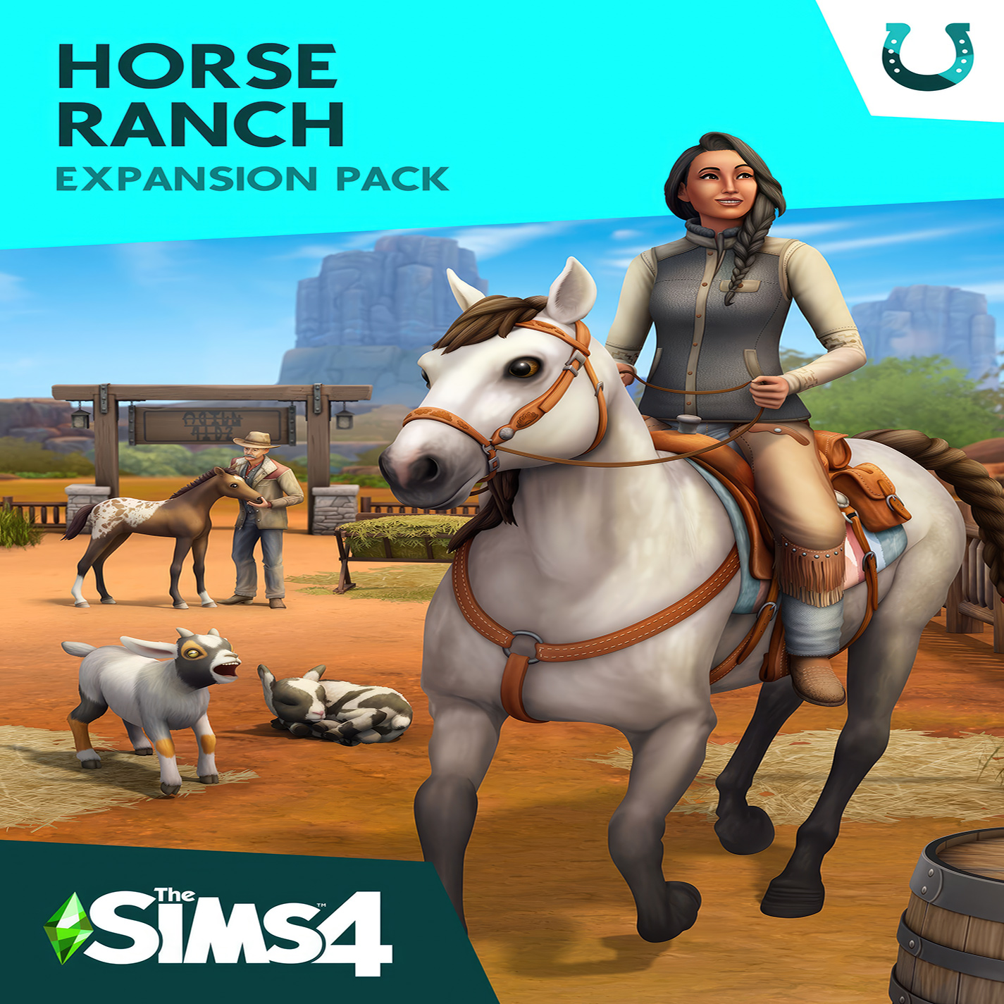 The Sims 4: Horse Ranch - pedn CD obal