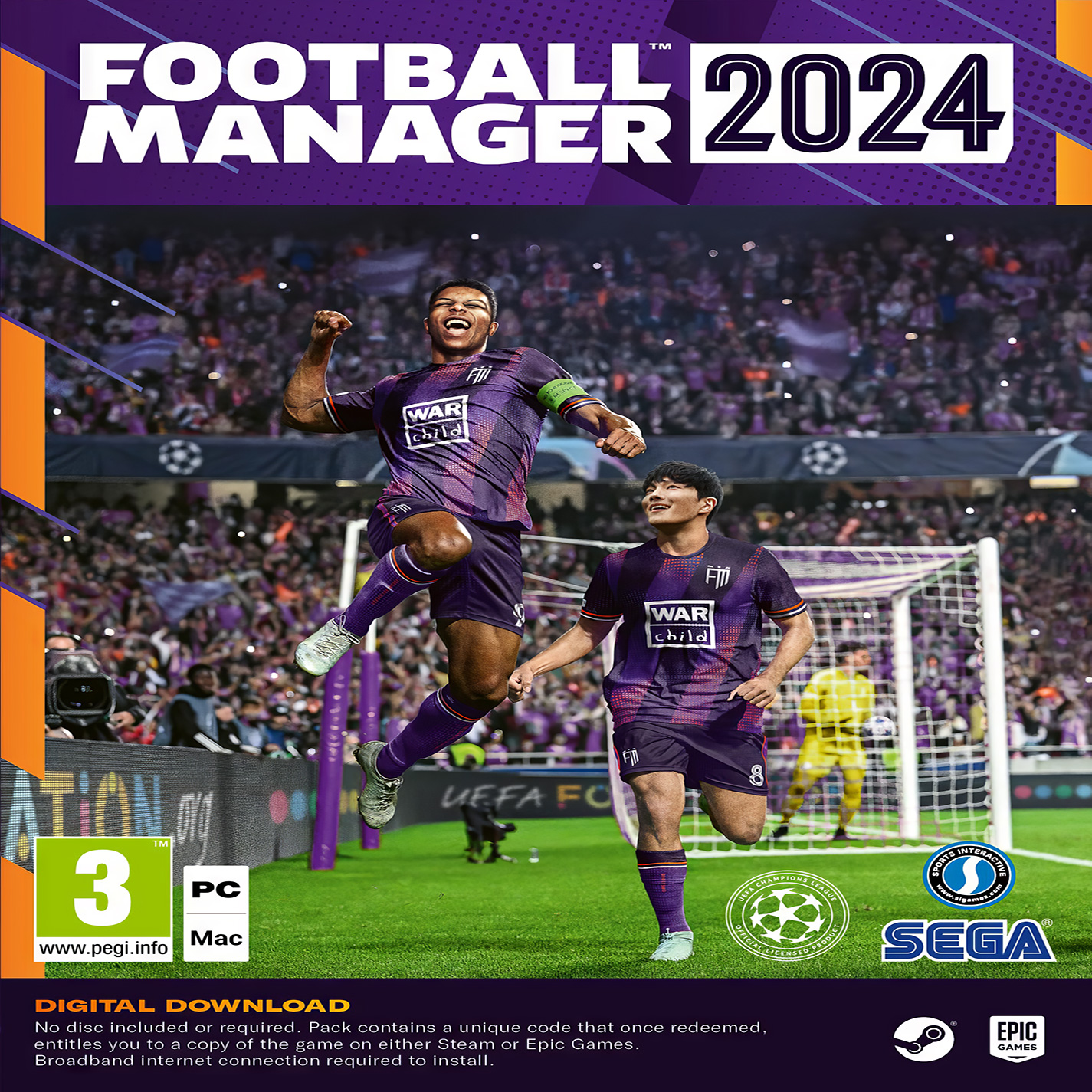Football Manager 2024 - pedn CD obal