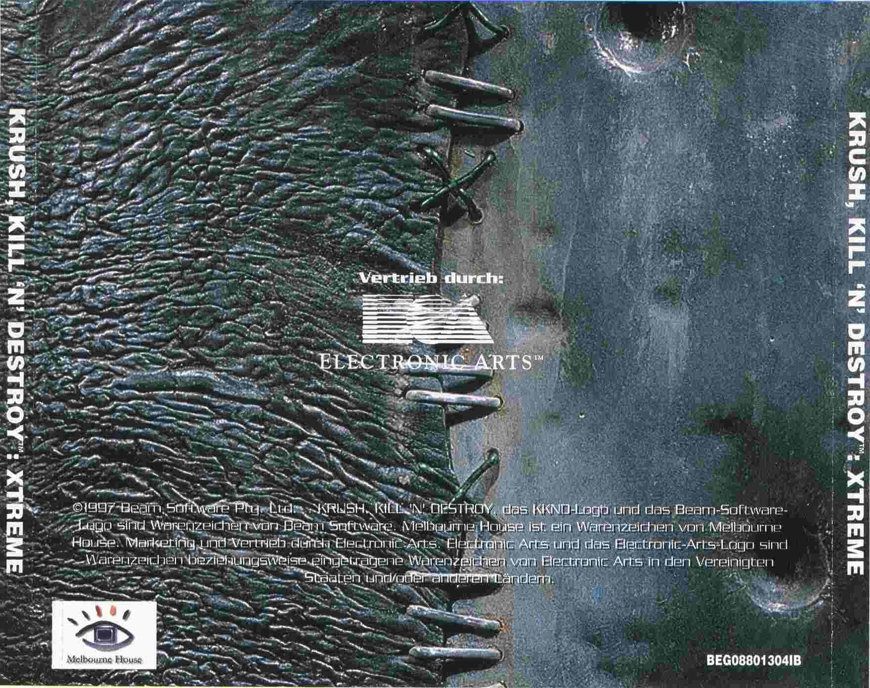 KKND Xtreme - zadn CD obal