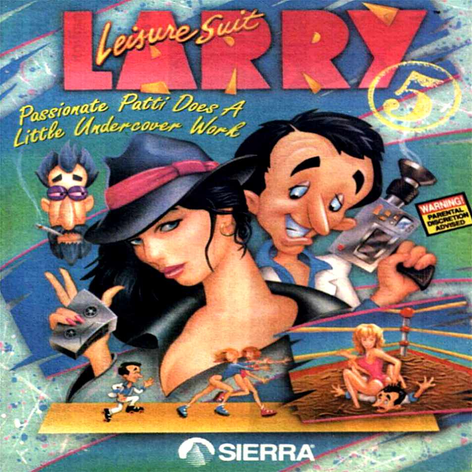 Leisure Suit Larry 5 - pedn CD obal