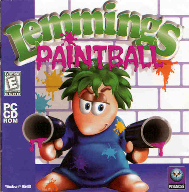 Lemmings Paintball - pedn CD obal