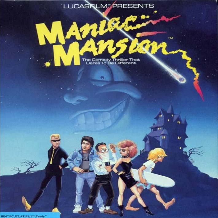 Maniac Mansion - pedn CD obal
