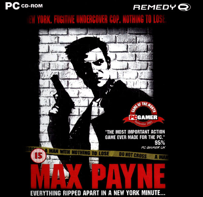 Max Payne - pedn CD obal