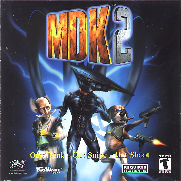 MDK 2 - pedn CD obal