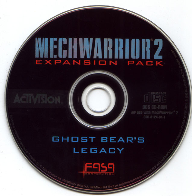MechWarrior 2: Ghost Bear's Legacy - CD obal
