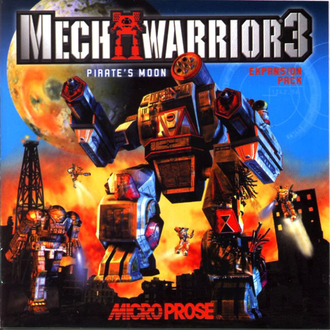 MechWarrior 3: Pirate's Moon - pedn CD obal