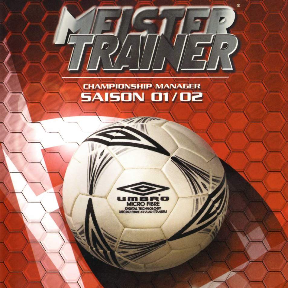 Meister Trainer Championship Manager 01/02 - pedn CD obal