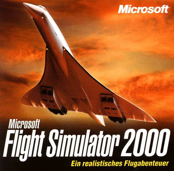Microsoft Flight Simulator 2000 - pedn CD obal