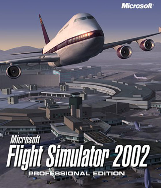 Microsoft Flight Simulator 2002: Professional Edition - pedn CD obal