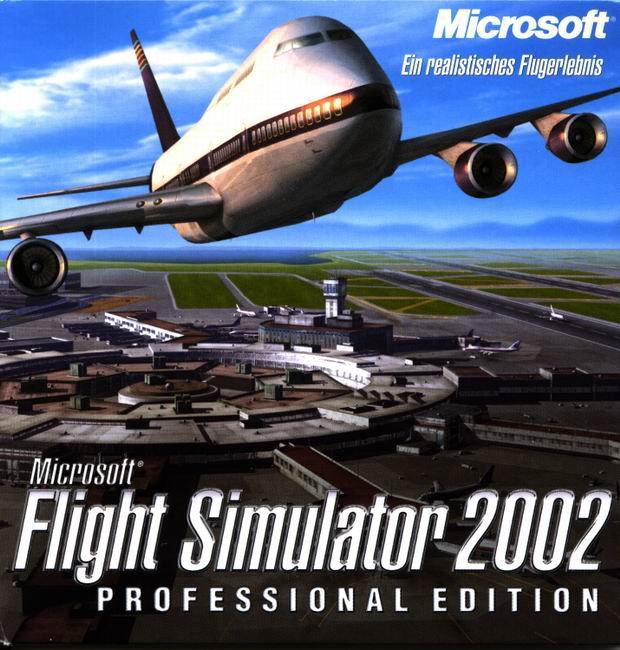 Microsoft Flight Simulator 2002: Professional Edition - pedn CD obal 2