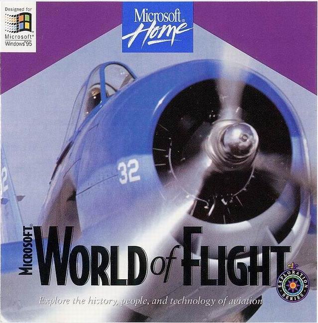 Microsoft World of Flight - pedn CD obal