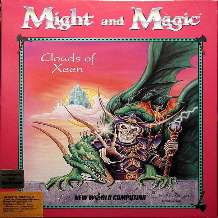 Might & Magic 4: Clouds of Xeen - pedn CD obal