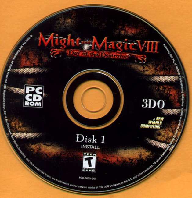 Might & Magic 8: Day of the Destroyer - CD obal
