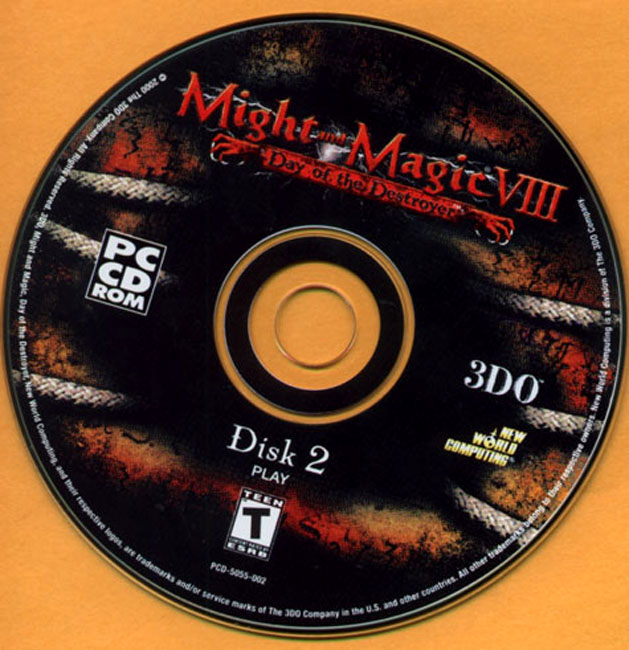 Might & Magic 8: Day of the Destroyer - CD obal 2
