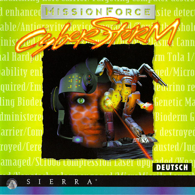 Mission Force: Cyber Storm - pedn CD obal
