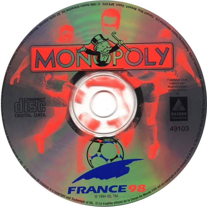 Monopoly: World Cup France 98 Edition - CD obal