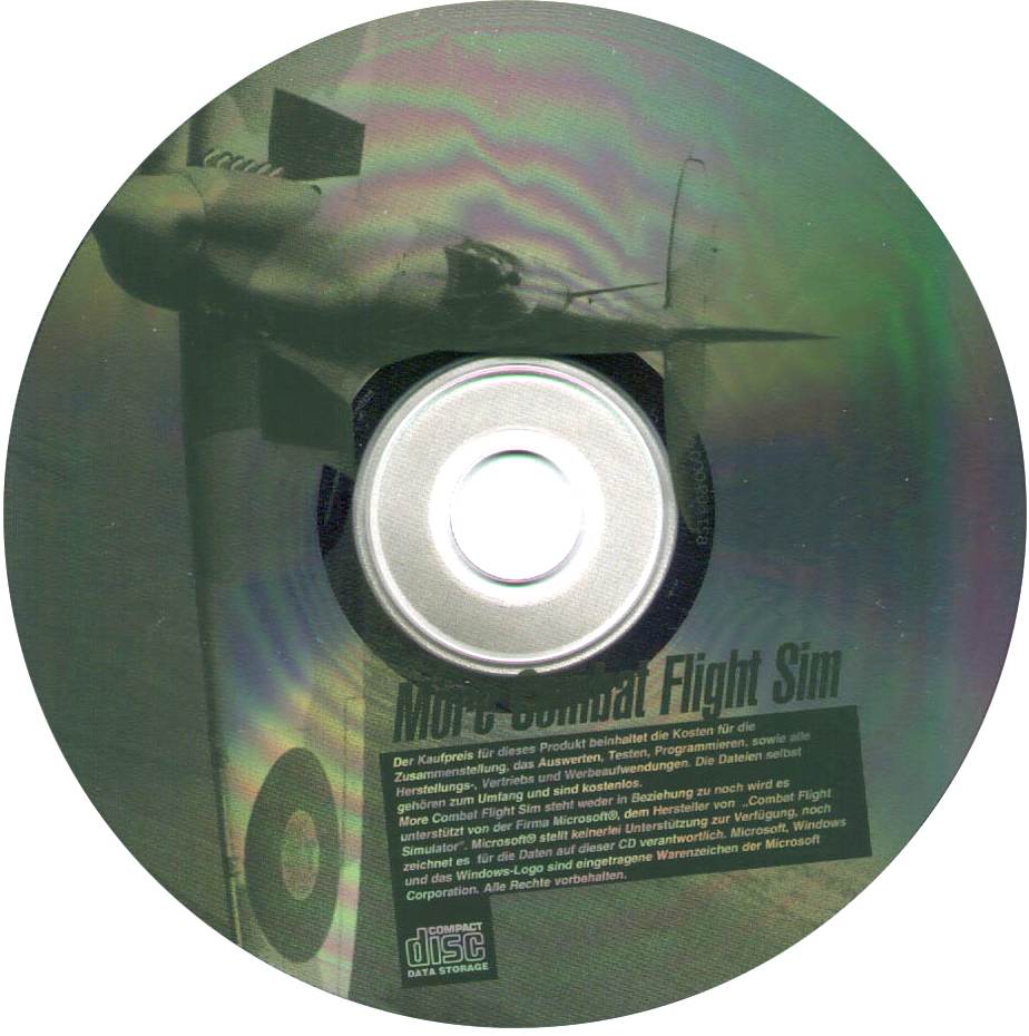 More Combat Flight Sim - CD obal