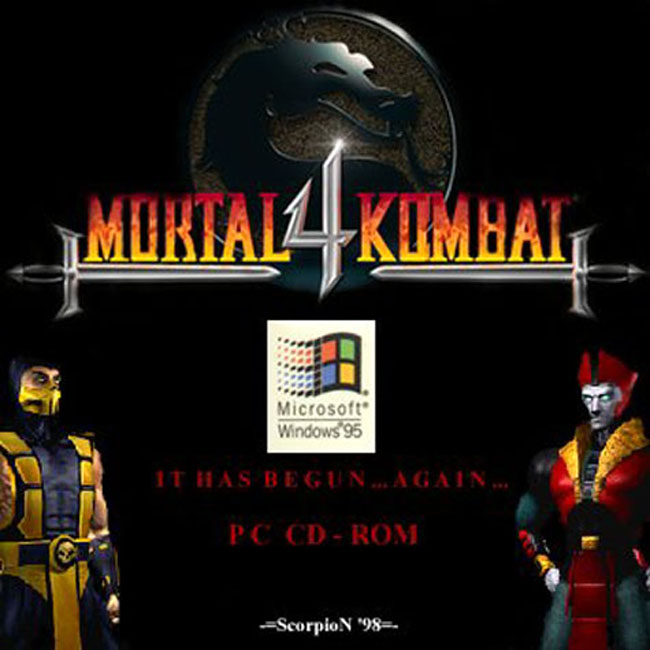Mortal Kombat 4 - pedn CD obal 2