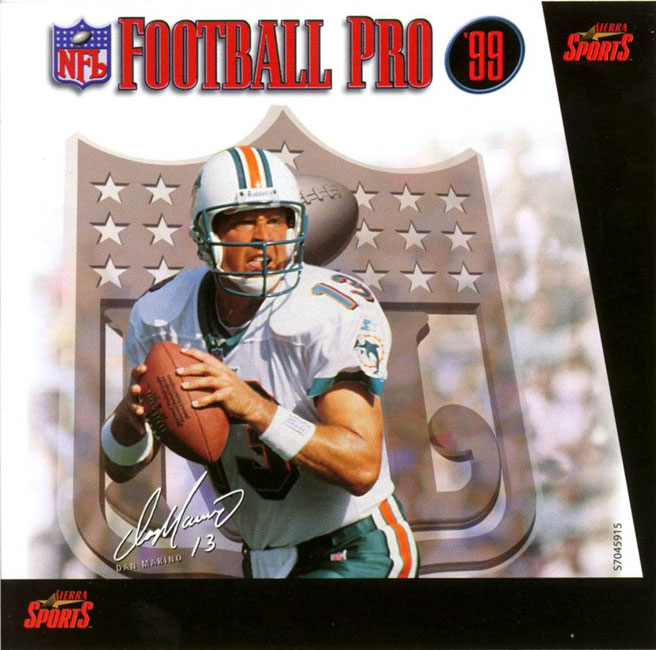 NFL Football Pro '99 - pedn CD obal