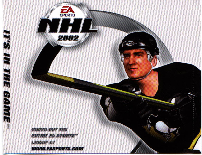 NHL 2002 - zadn vnitn CD obal
