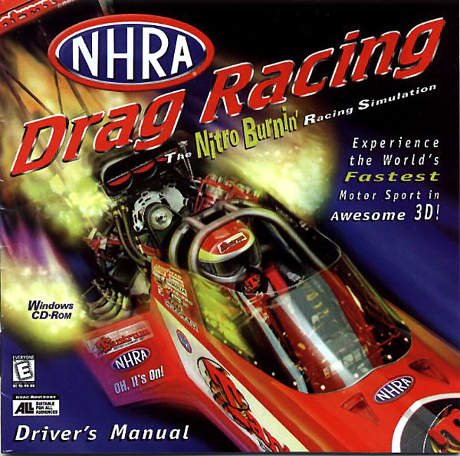 NHRA Drag Racing - pedn CD obal