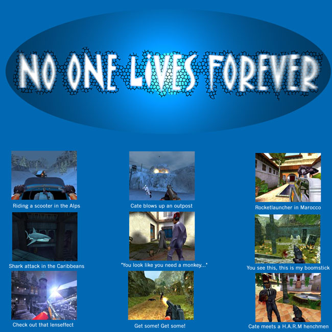 No One Lives Forever - pedn CD obal 3