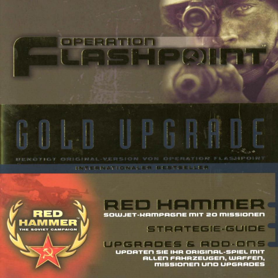 Operation Flashpoint: Red Hammer Gold Upgrade - pedn CD obal