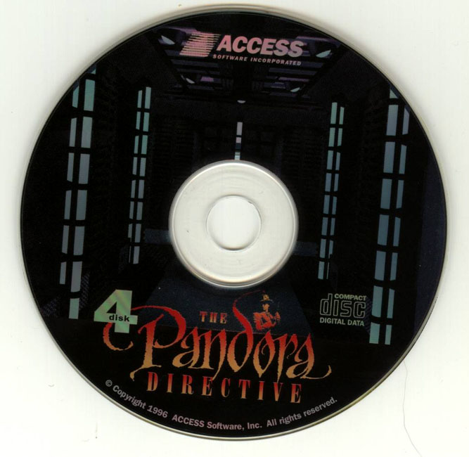 The Pandora Directive - CD obal 3