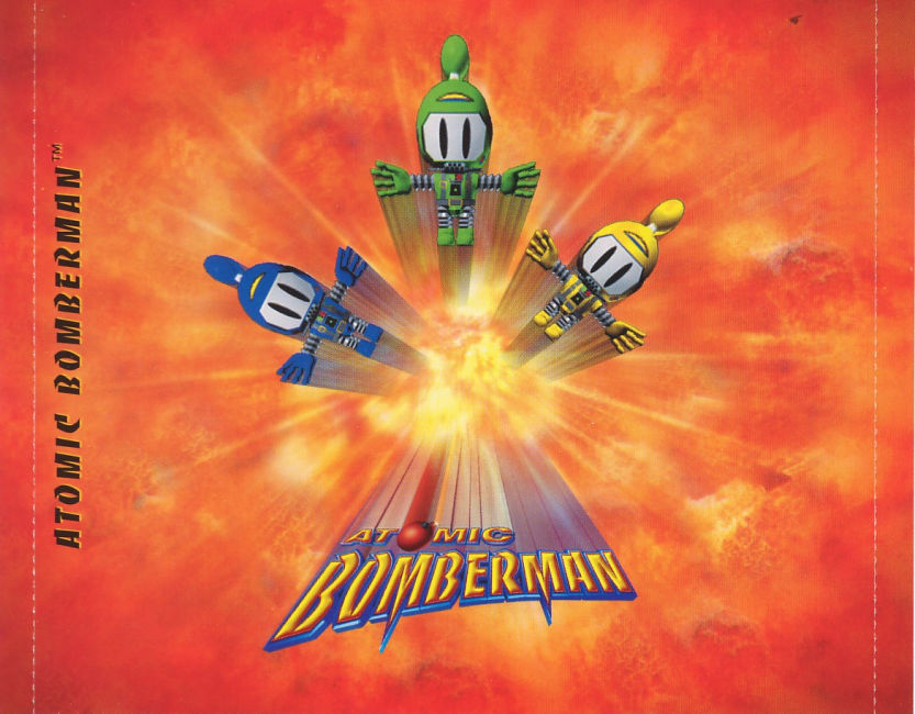 Atomic Bomberman - zadn vnitn CD obal