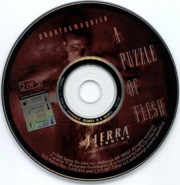 Phantasmagoria: A Puzzle of Flesh - CD obal 2