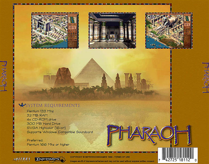 Pharaoh - zadn CD obal