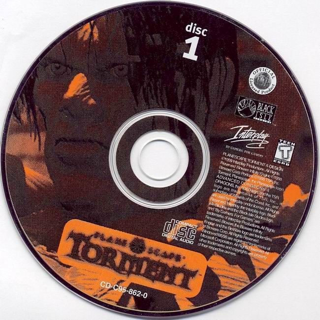 Planescape: Torment - CD obal