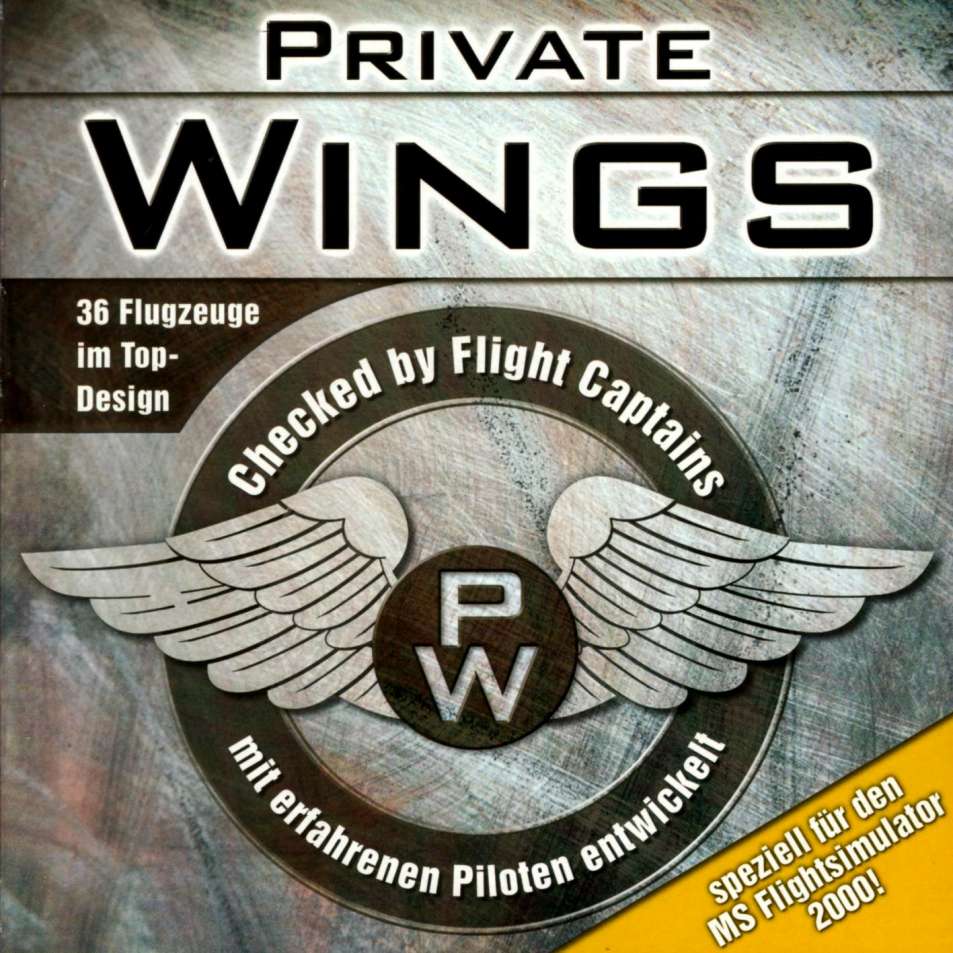 Private Wings: For MS Flight Simulator 2000 - pedn CD obal