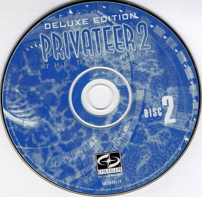 Privateer 2: The Darkening Deluxe Edition - CD obal 2
