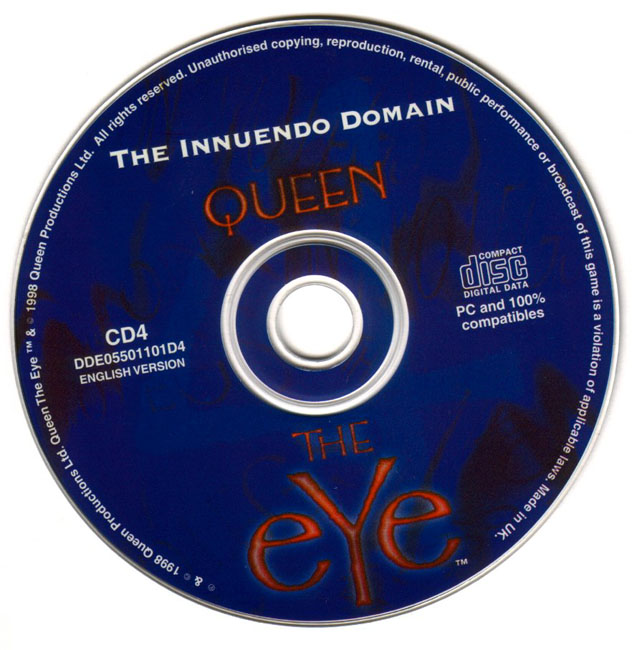 Queen the Eye 4: The Innuedo Domain - CD obal