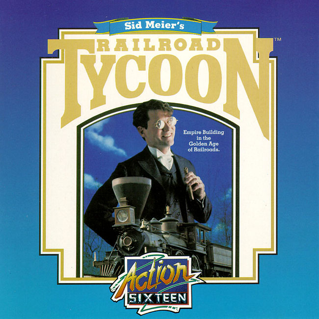 Railroad Tycoon - pedn CD obal