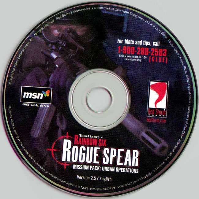 Rainbow Six: Rogue Spear Urban Operations - CD obal