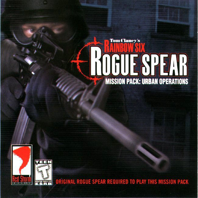 Rainbow Six: Rogue Spear Urban Operations - pedn CD obal