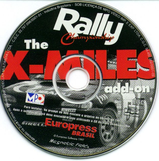 Rally Championship: The X-Miles add-on - CD obal