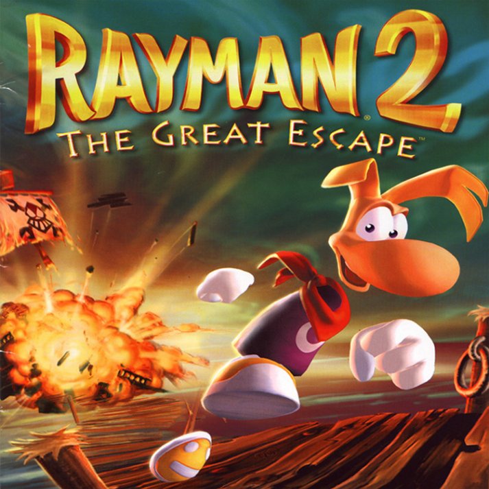 Rayman 2: The Great Escape - pedn CD obal