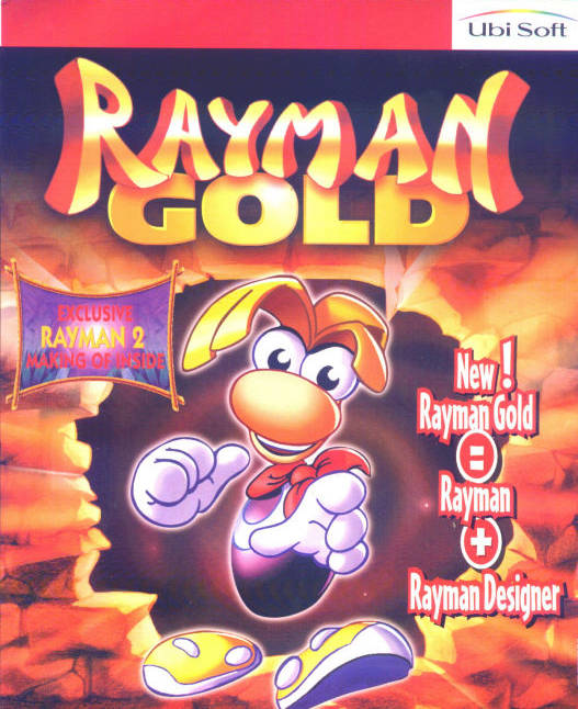 Rayman GOLD - pedn CD obal