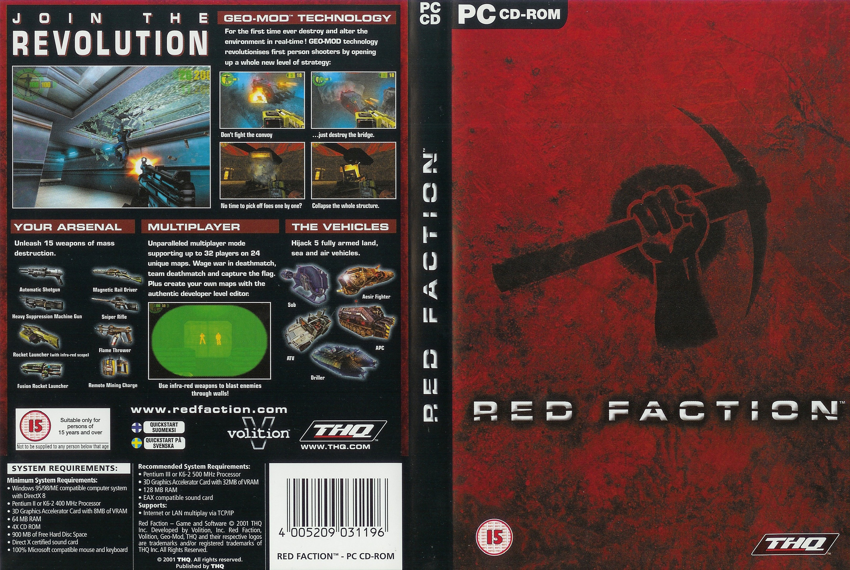 Red Faction - DVD obal