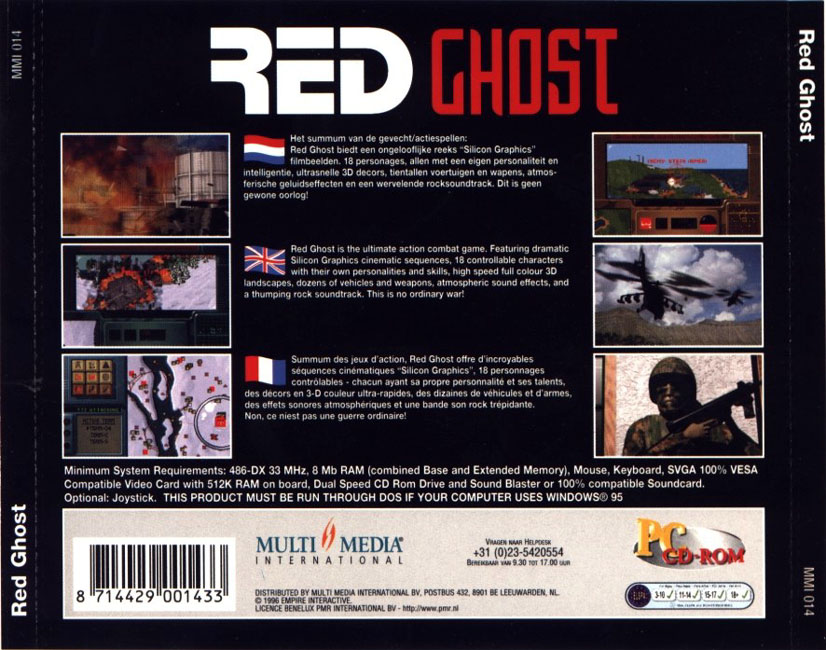Red Ghost - zadn CD obal