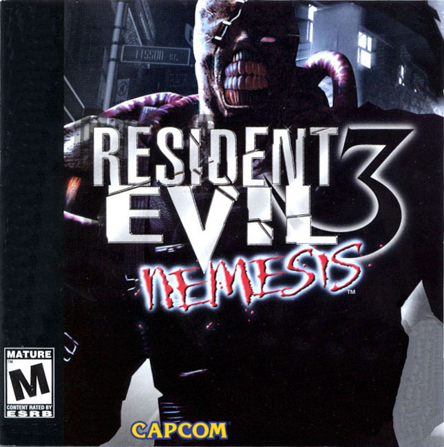 Resident Evil 3: Nemesis - pedn CD obal