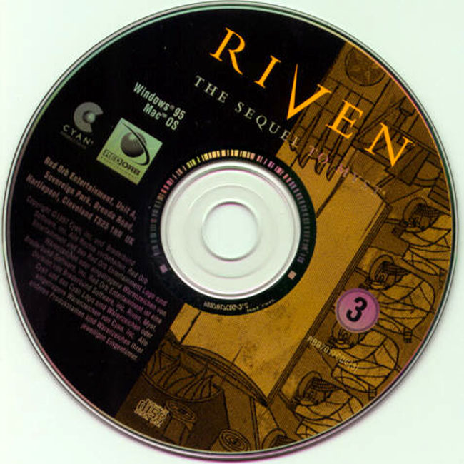 Riven: The Sequel to Myst - CD obal 3
