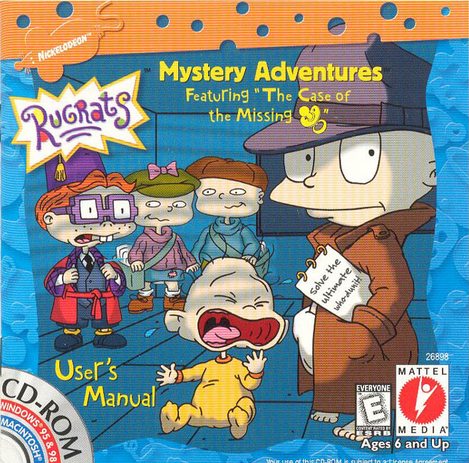Rugrats: Mystery Adventures - pedn CD obal