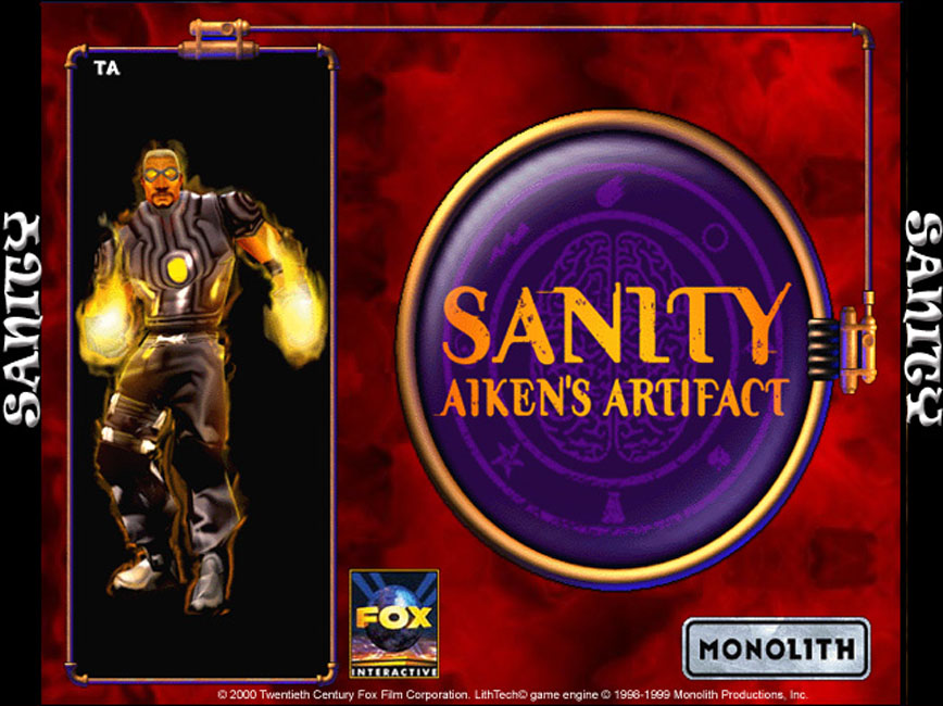 Sanity: Aiken's Artifact - zadn CD obal